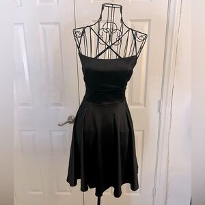 Lovely Day Black Mini Dress - L